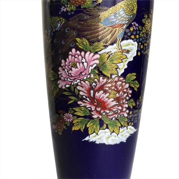 Vintage MCI Japan Peacock Vase - Picture 4 of 8